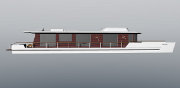 A study plan for a 80ft HouseBoat.