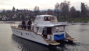 A 42' river catamaran for Danube.