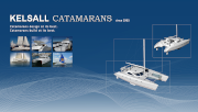 Kelsall Catamarans Boat Shows Main Poster.